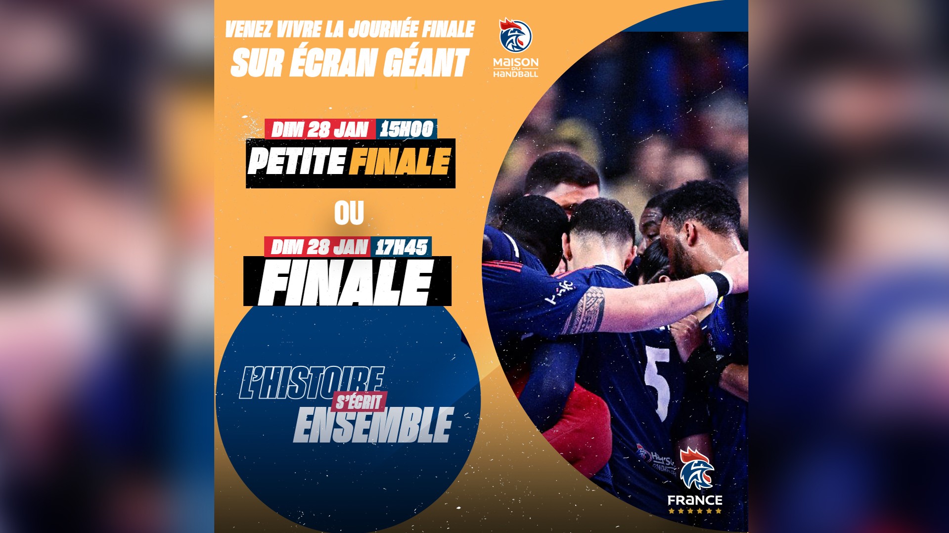 Retransmission finale Euro EHF masculin 2024